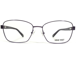 Nine West Eyeglasses Frames NW1063 513 Purple Cat Eye Silver Crystals 54-16-135 - $18.49