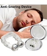 Magnetic Anti Snore Device Stop Snoring Nose Clip Easy Breathe Improve S... - $2.49