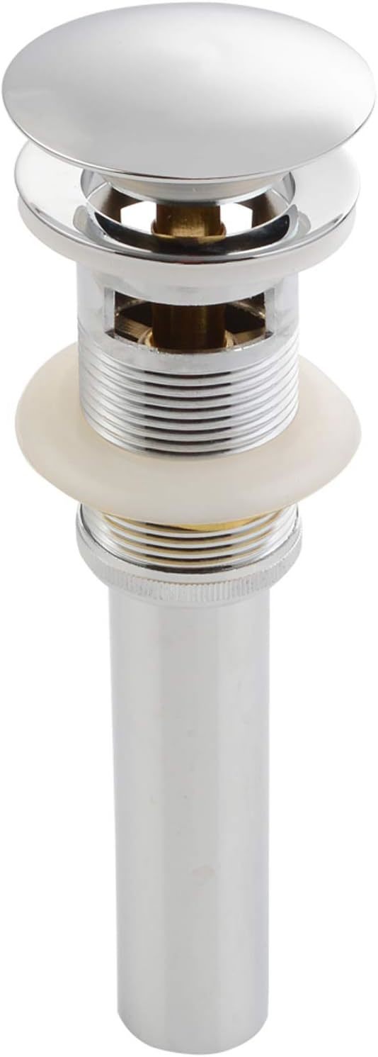 Bathroom Sink Drain, Vessel Sink Drain With Overflow, Angle Simple