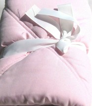 POTTERY BARN Kids Pink Cozy Standard Pillow SHAM 20x26 Cotton NWOT - $28.69