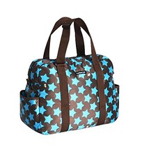 Blue, Fashionable WaterProof High Capacity Baby Bottle Tote Bag(Star) image 2