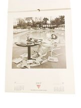 Vtg Large Guess Calendar Terry O'Neill Brigitte Bardot Faye Dunaway Jane Fonda image 6