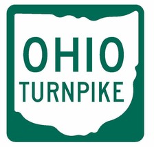 Ohio Turnpike Sticker R3688 Highway Sign Road Sign - $1.45