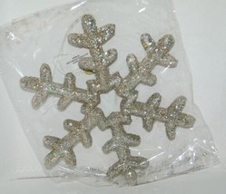 Sage Company XAO11986PL Glittered Snowflake Ornament 8 Inches Box of 12 image 2