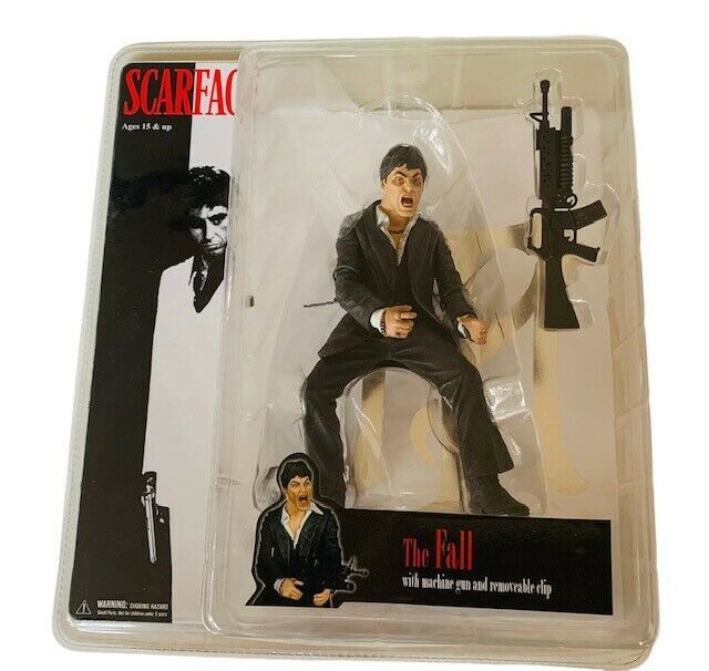 Scarface Action Figure Mezco Al Pacino Gangster MOC toy Tony Montana vtg  SEALED