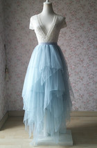 Tiered Tutu Skirt Blush Bridal Tutu Ballerina Skirts Plus Size Tulle Blush Skirt image 7
