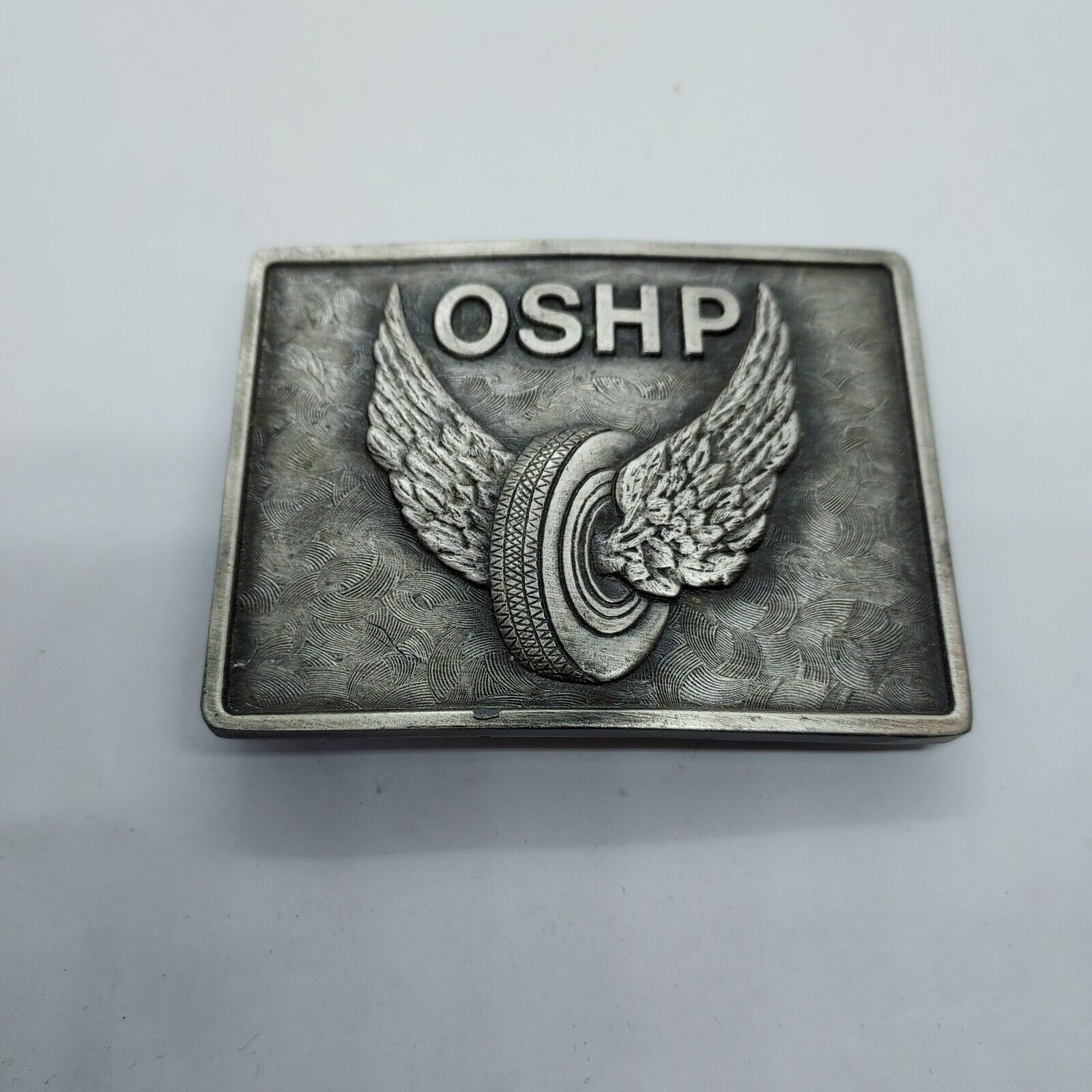 Vintage Belt Buckle Ohio State Police Trooper Highway Patrol 1976 Wings ...