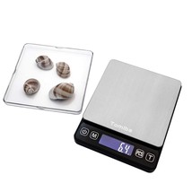 Food Scale Rechargeable Kitchen Scale With Trays 3000g/0.1g Small Scale  With Tar