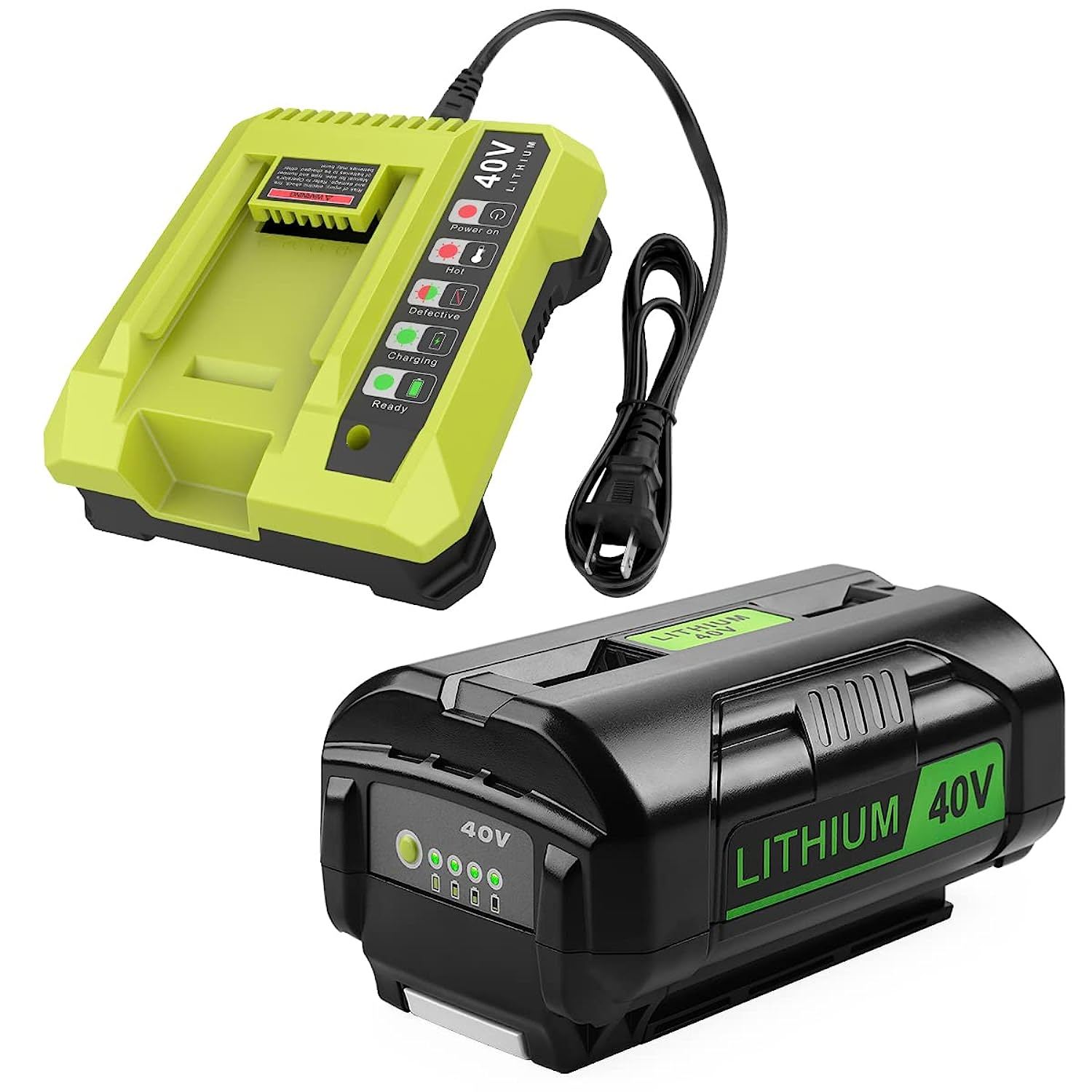 Ryobi 40V lithium Battery Replacement 6000mAh