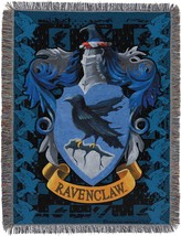 Harry Potter Ravenclaw House Crest Silk Touch Throw 50 x 60- Ravenclaw 