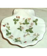 Wedgwood Candy Dish Wild Strawberry Clam Shell Made in England - $27.69