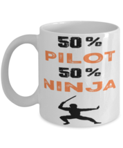 Pilot  Ninja Coffee Mug, Pilot  Ninja, Unique Cool Gifts For Professionals and  - $19.95
