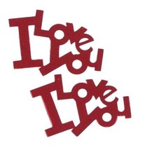 Confetti Word I Love You Red 14 gms tabletop confetti bag FREE SHIPPING - $100.00