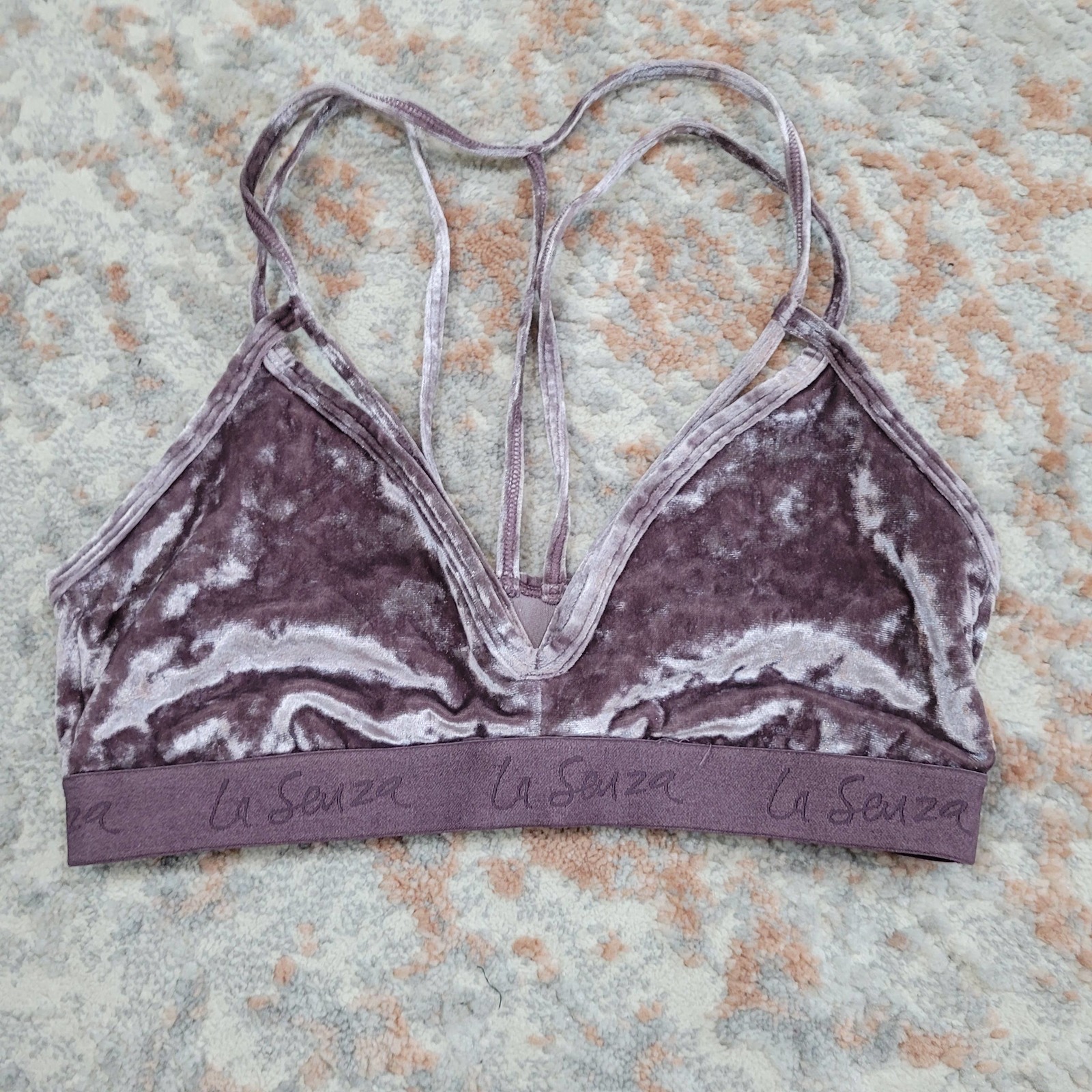 La Senza Purple Velvet Bralette - Size Medium and 43 similar items