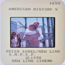 1998 AMERICAN HISTORY X Movie SLIDE Edward Norton &amp; Furlong by PETER SOR... - $9.95