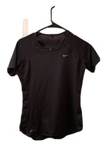 Nike Youth Girls Short Sleeve Shirt Activewear Size Small Black - $27.44