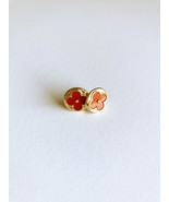 Carnelian Moonflower Earrings  - $35.00