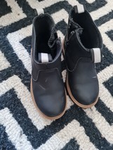 NW 63 WATERPROOF Black Shoes For Kid Boys Size 27eur/9.5usa Express Ship... - $18.00