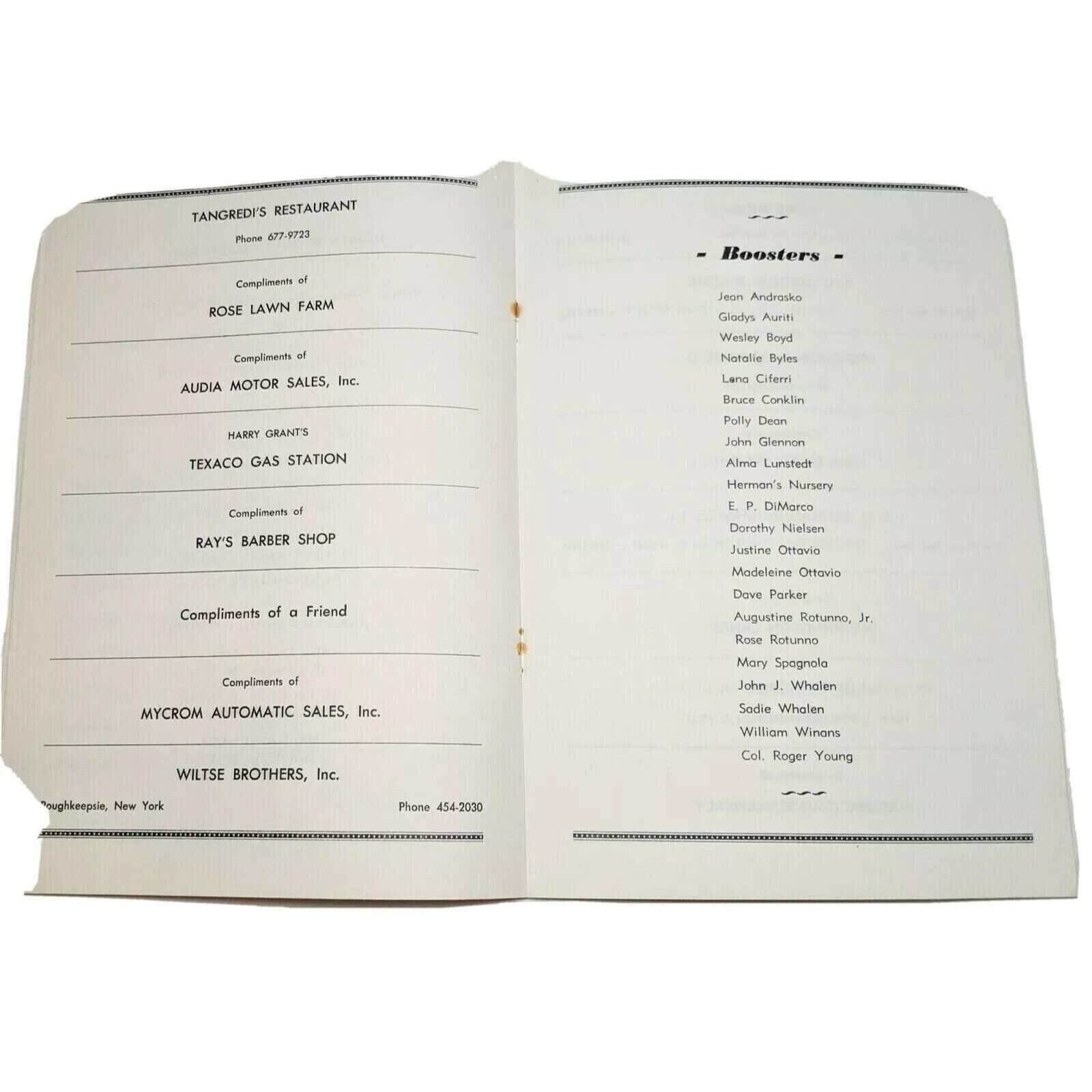 Vintage Millbrook Community Day Celebration Fourth of July 1970 Booklet AB84 1960Now