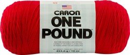Caron One Pound Yarn-Scarlet - $22.10