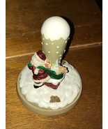 Gently Used Brown Bag Cookie Art Santa Claus Head Cookie Art Stamp with ... - $13.99