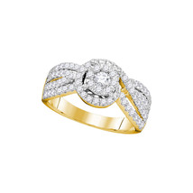 14k Yellow Gold Round Diamond Solitaire Bridal Wedding Engagement Ring 1.00 Ctw - $1,899.00