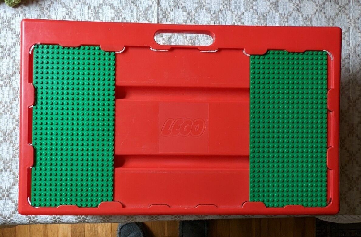 Vintage 1998 Red Lego Lap Table Storage Trays Sliding 30341001 LEGO