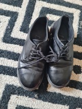 Lilley School Shoes Boys Black Lace Up Size 4Wuk/37 Eur Express Shipping - $13.50