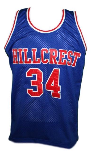Ray allen  34 hillcrest high school basketball jersey blue   1
