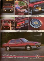 1985 Cadillac Cimarron Car Automobile Sexy Blonde Vintage Print Ad 1980s - $6.03