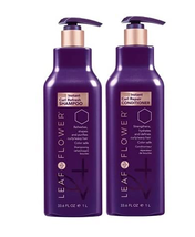 Leaf & Flower Instant Curl Refresh Shampoo & Curl Repair Conditioner Liter Duo