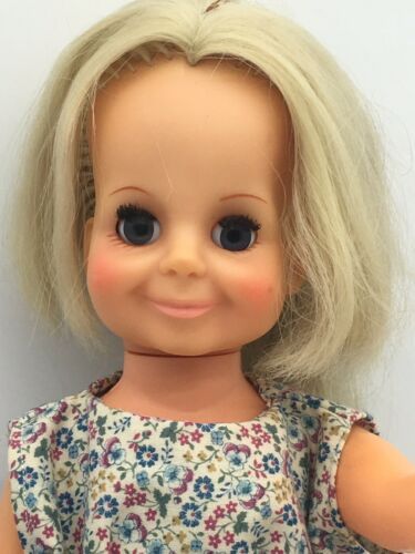 Vintage Ideal Toy Velvet Doll from Crissy Family Growing Hair Blonde 1970  15