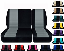 Car seat covers Fits 88-91 Chevy C/K 1500 truck 40/60 front bench, NO he... - $84.99