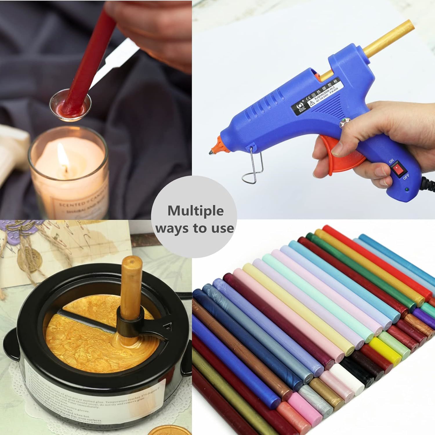 20PCS Glue Gun Wax Seal Sticks for Wax Seal Stamp,Great for
