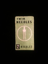 Vintage pack of Twin Needles (made in Japan) 2 original needles included image 2