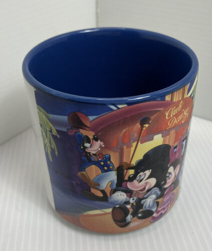 1987 Vintage DISNEY MGM Studios Mickey Minnie Mouse CLUB DAISY Coffee Mug  NWOB