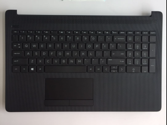 HP 15-DB0011DX 15-DB0069WM Upper Case Palmrest & US Keyboard Black  L20387-001