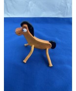 Vintage 4.5&quot; Prema Toy Pokey Orange Horse From Gumby Posable Bendable Fi... - $5.93