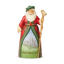 Jim Shore Irish Santa Figurine Heartwood Creek Collection 7" High Christmas