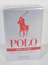 Polo Ralph Lauren Red Rush Eau Deo Toilette Natural Spray 125 ml 4.2 Oz - $79.20