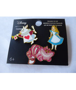 Disney Trading Pins Alice in Wonderland Character Enamel Pin Set - $27.70