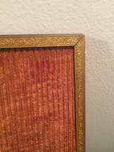Vintage 40s gold ornate 8" x 10" frame with easel back image 4
