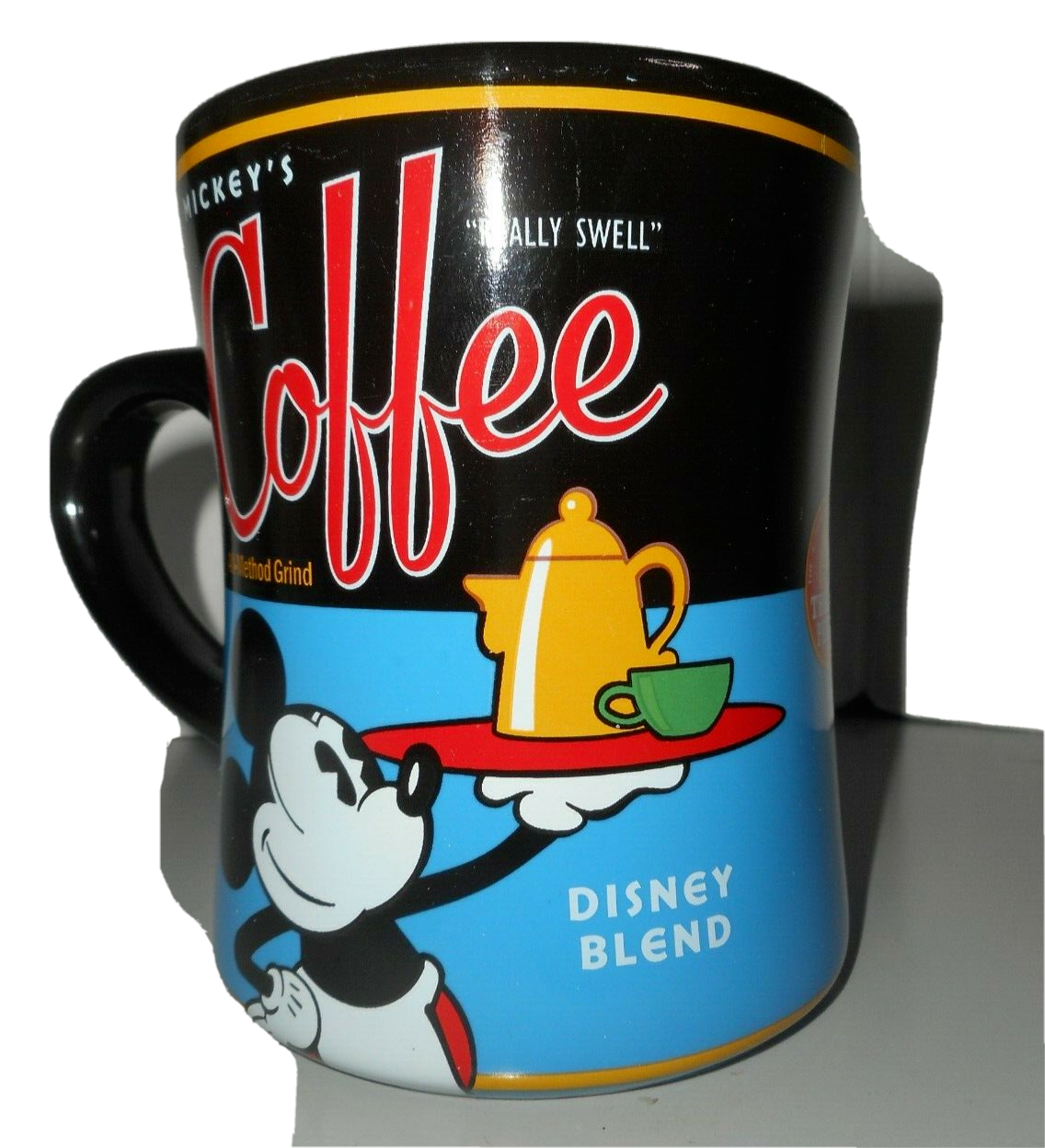 Disney, Kitchen, Disney Mickey Really Swell Coffee Cup Mug 4oz