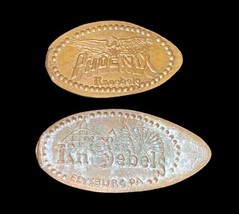 Vtg Pressed Penny Lot Phoenix Knoebels Atlantic Rarities Coin Expo 1993 Chicago image 2