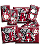 ALABAMA CRIMSON TIDE FOOTBALL TEAM LIGHT SWITCH OUTLET WALL PLATE ROOM R... - $11.99