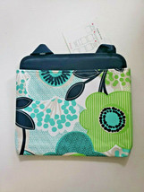 Thirty One Retired OH SNAP POCKET in FABULOUS FLORAL navy, green, teal S... - $24.99