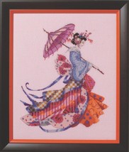 SALE! Complete Xstitch Materials MD153 MISS CHERRY BLOSSOM by Mirabilia ... - $79.19+