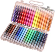 JEFFNIUB Dual Brush Markers Pens 24 Colors, No Bleed Caligraphy Markers for  Adul