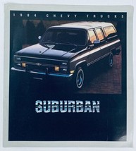 1984 Chevrolet Trucks Suburban Dealer Showroom Sales Brochure Guide Catalog - $9.45