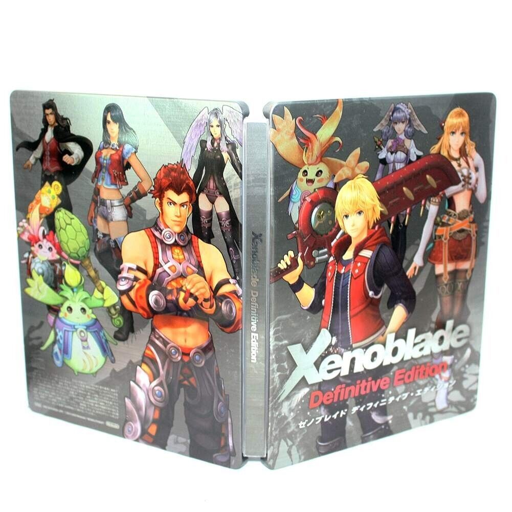 New Official Xenoblade Definitive Edition SONY PS4 PS5 SteelBook Case